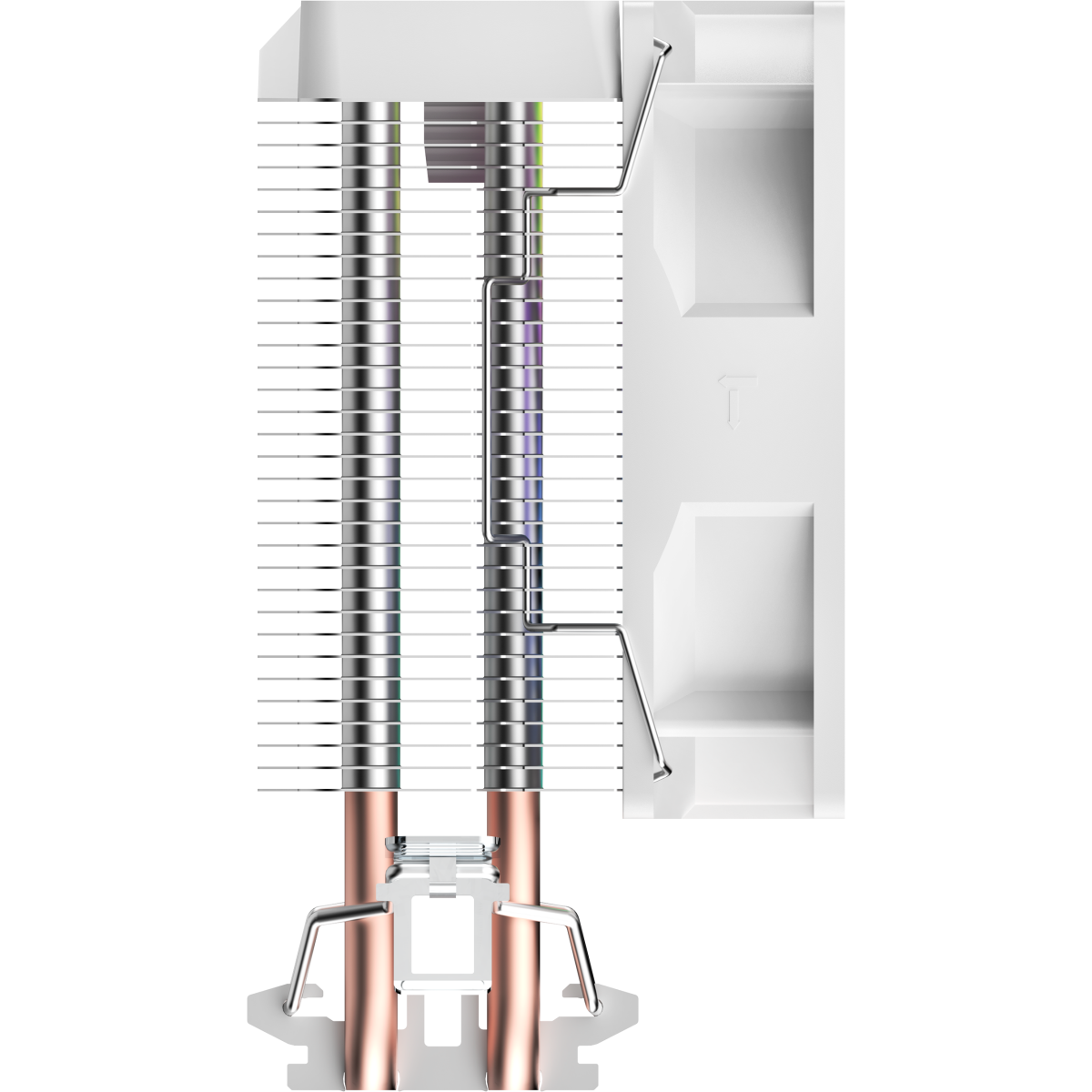 Кулер Ocypus Gamma A20 WH ARGB - Gamma-A20-WH1AAWN00F-GL - фото 4
