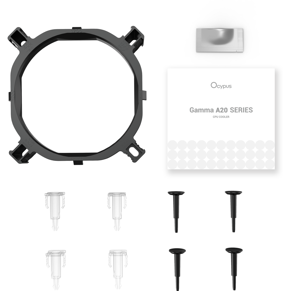 Кулер Ocypus Gamma A20 WH ARGB - Gamma-A20-WH1AAWN00F-GL - фото 9
