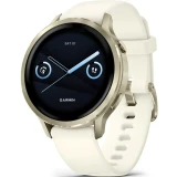 Умные часы Garmin Venu 4 41mm Lunar Gold with Bone Silicone Band (010-03013-00)