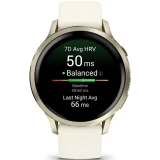 Умные часы Garmin Venu 4 41mm Lunar Gold with Bone Silicone Band (010-03013-00)