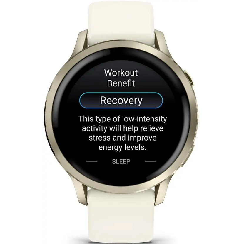 Умные часы Garmin Venu 4 41mm Lunar Gold with Bone Silicone Band - 010-03013-00 - фото 4