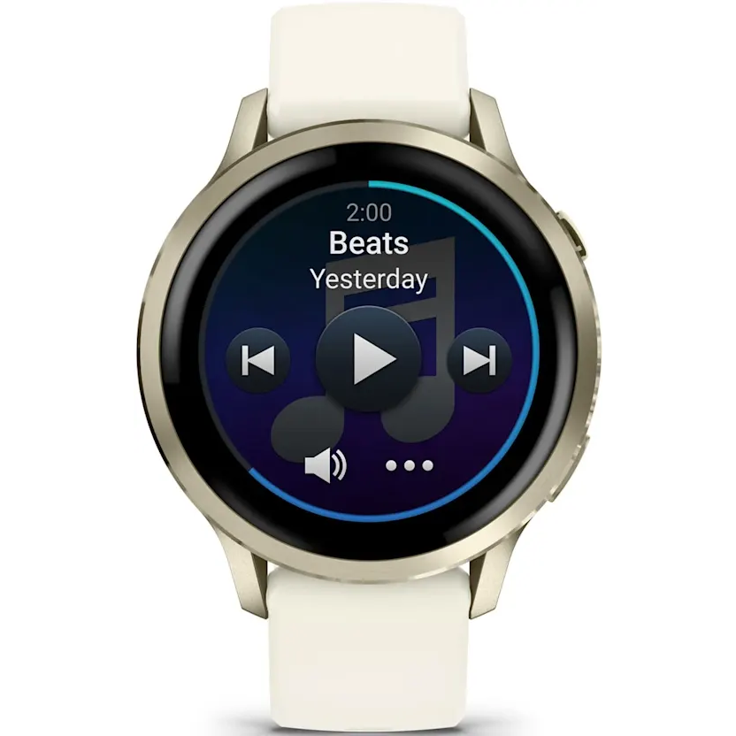 Умные часы Garmin Venu 4 41mm Lunar Gold with Bone Silicone Band - 010-03013-00 - фото 5