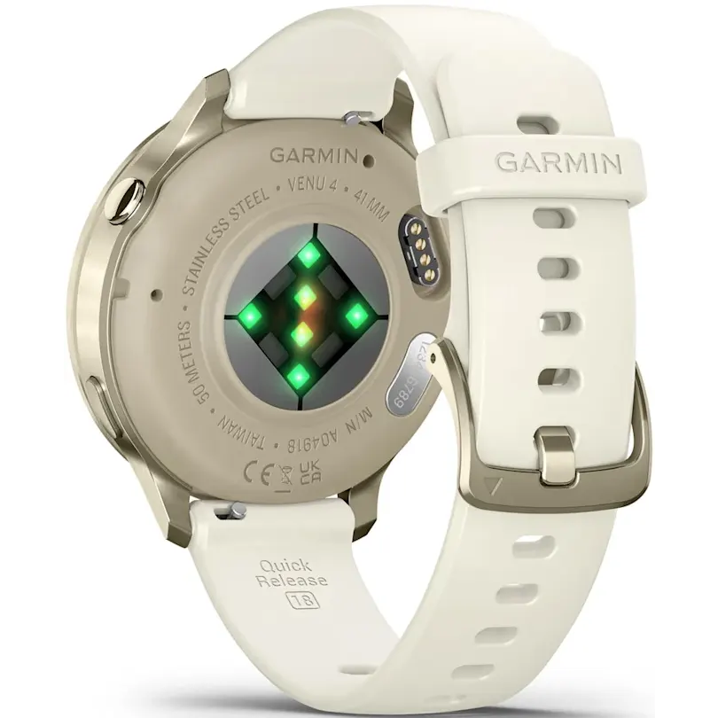 Умные часы Garmin Venu 4 41mm Lunar Gold with Bone Silicone Band - 010-03013-00 - фото 8