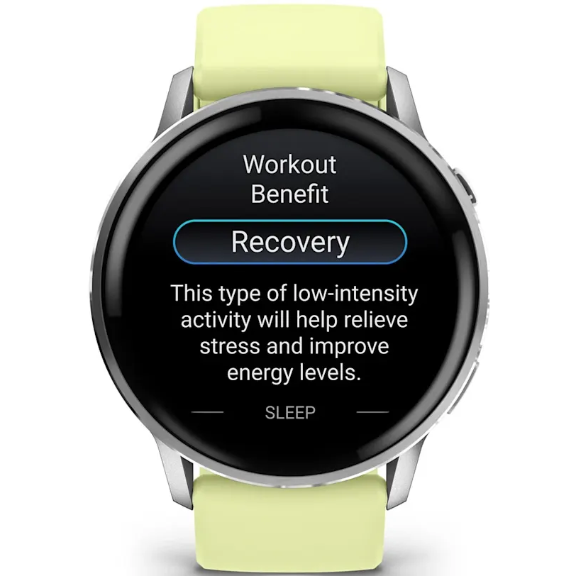 Умные часы Garmin Venu 4 45mm Silver with Citron Silicone band - 010-03014-02 - фото 4