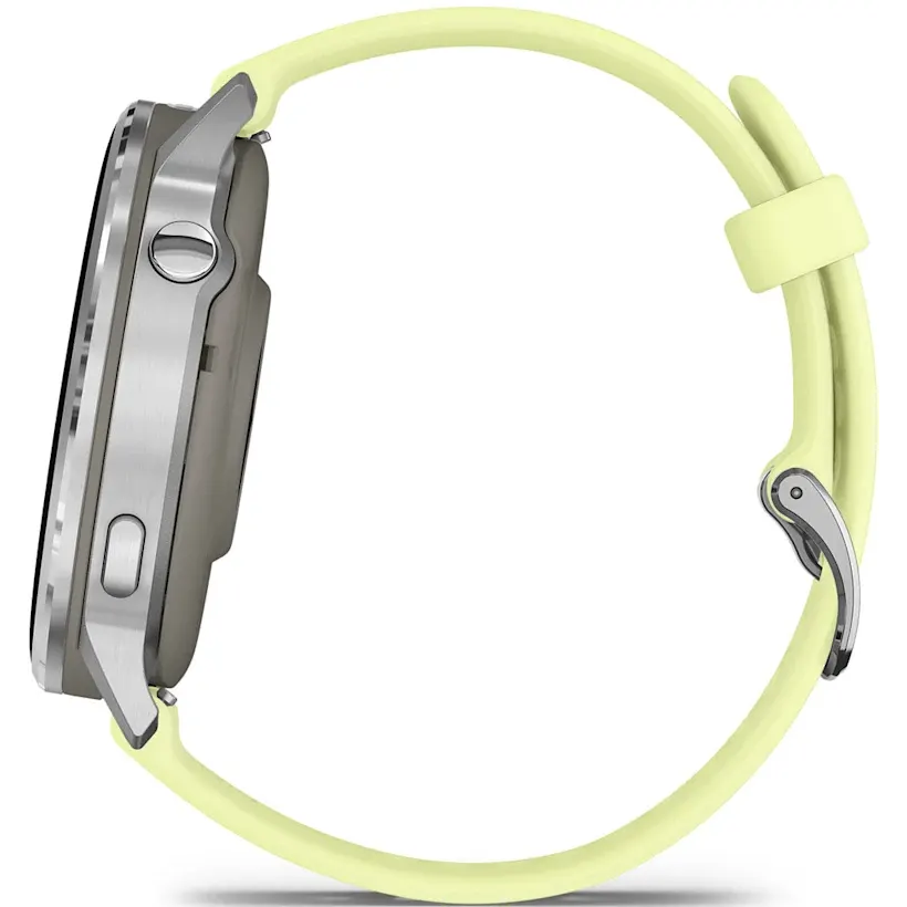 Умные часы Garmin Venu 4 45mm Silver with Citron Silicone band - 010-03014-02 - фото 7