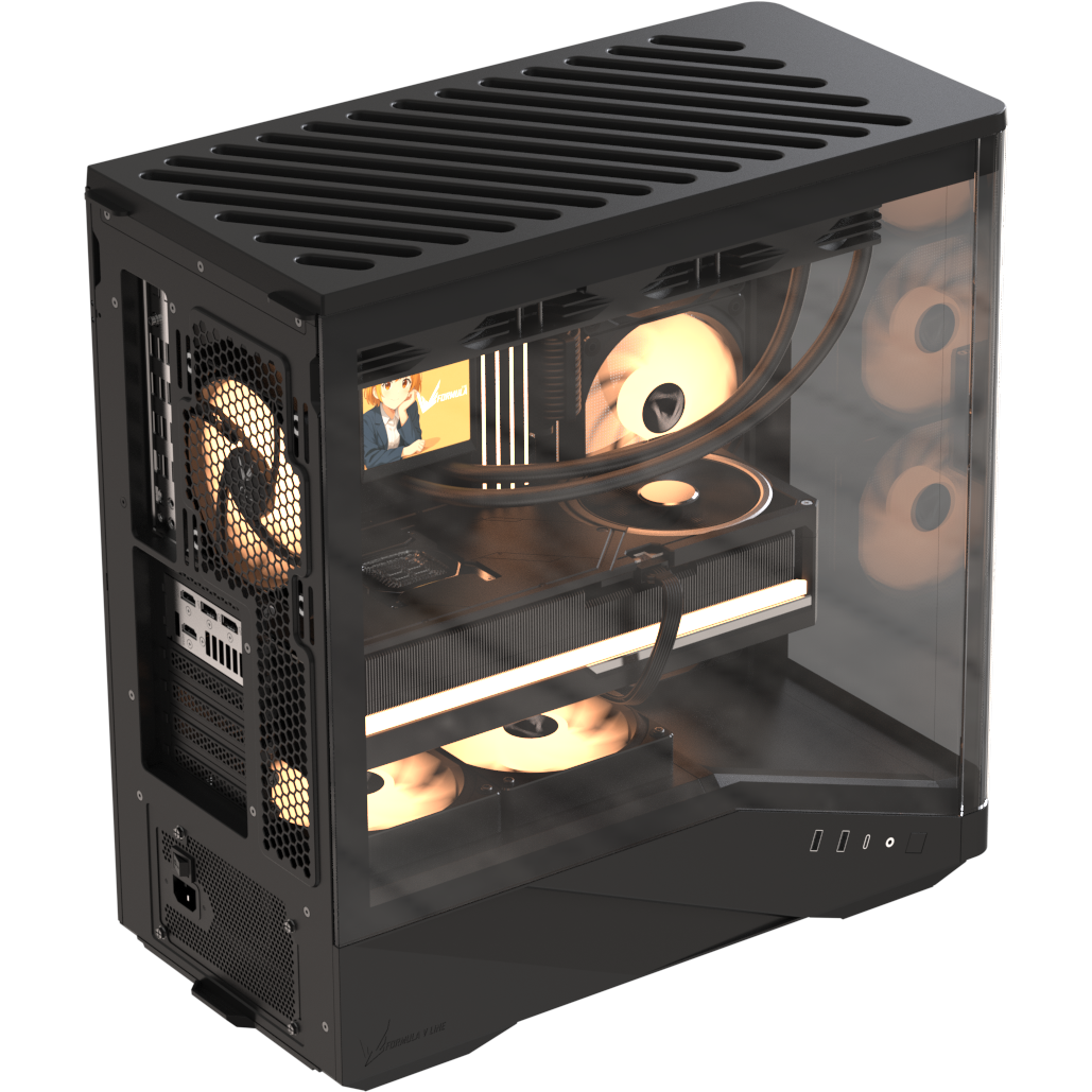 Корпус Formula Crystal U9 Black - фото 5