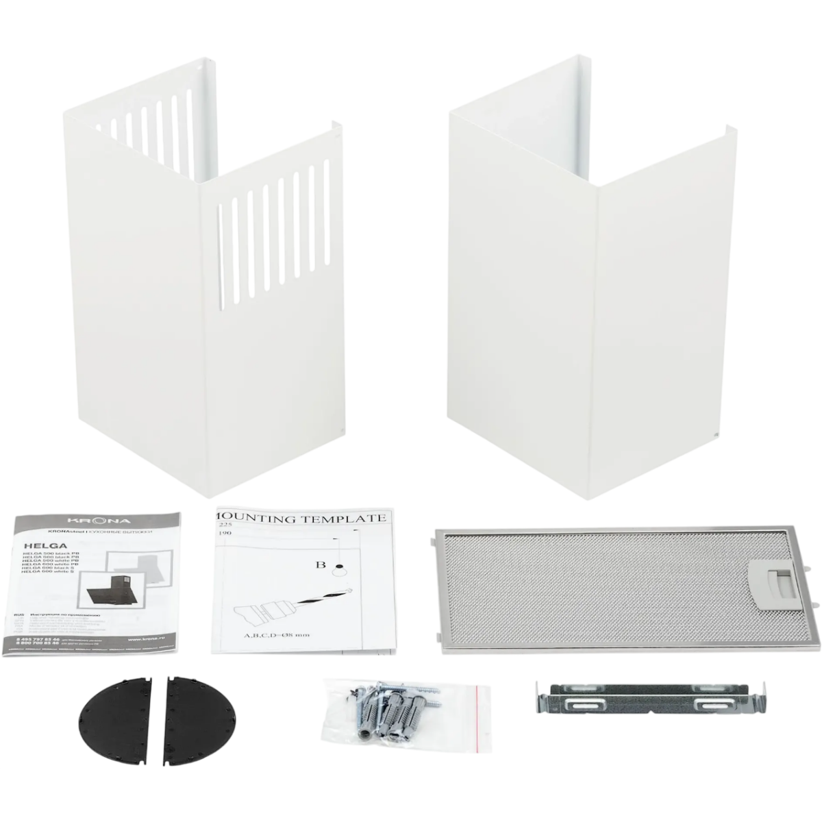 Вытяжка KRONA HELGA 600 white S - КА-00001302 - фото 6