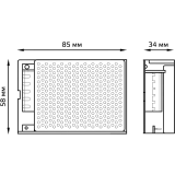Блок питания для светодиодной ленты Gauss 202003030