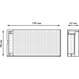 Блок питания для светодиодной ленты Gauss 202003150