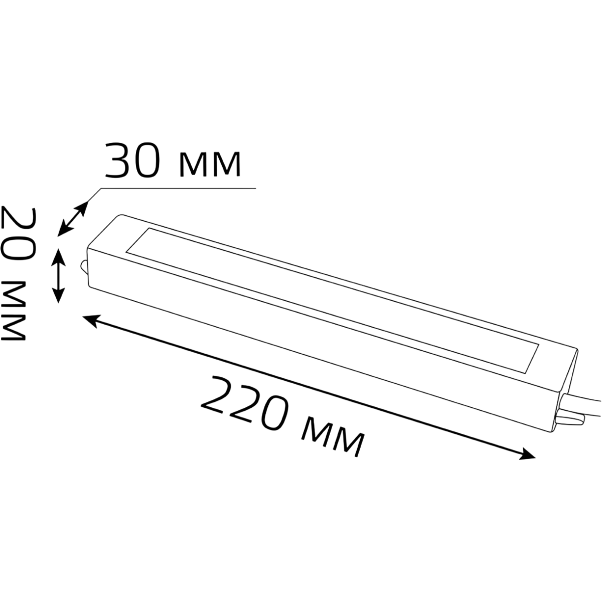 Блок питания для светодиодной ленты Gauss 202022050 - фото 4