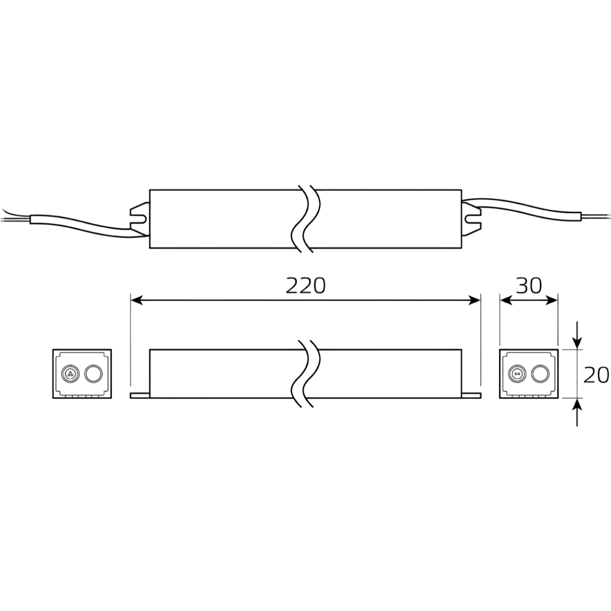 Блок питания для светодиодной ленты Gauss BT522 - фото 5