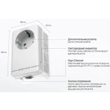 Powerline-адаптер Mercusys MP300P KIT