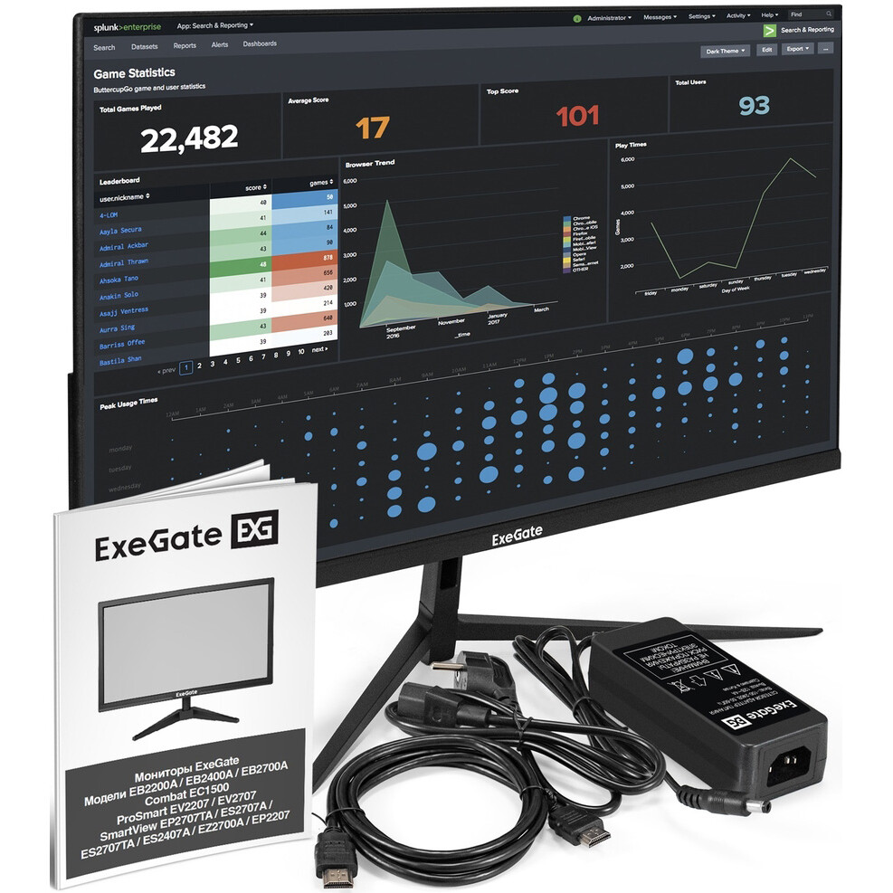 Монитор ExeGate 27" ProSmart EZ2700 - EX299035RUS - фото 9