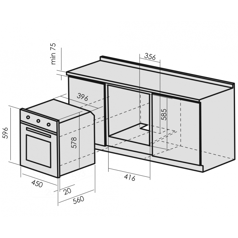 Духовой шкаф MBS DE-452 White - DE-452WH - фото 9