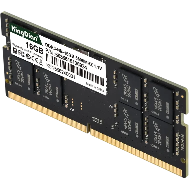Оперативная память 16Gb DDR5 5600MHz KingDian SO-DIMM (DDR5-NB-16GB) - фото 2