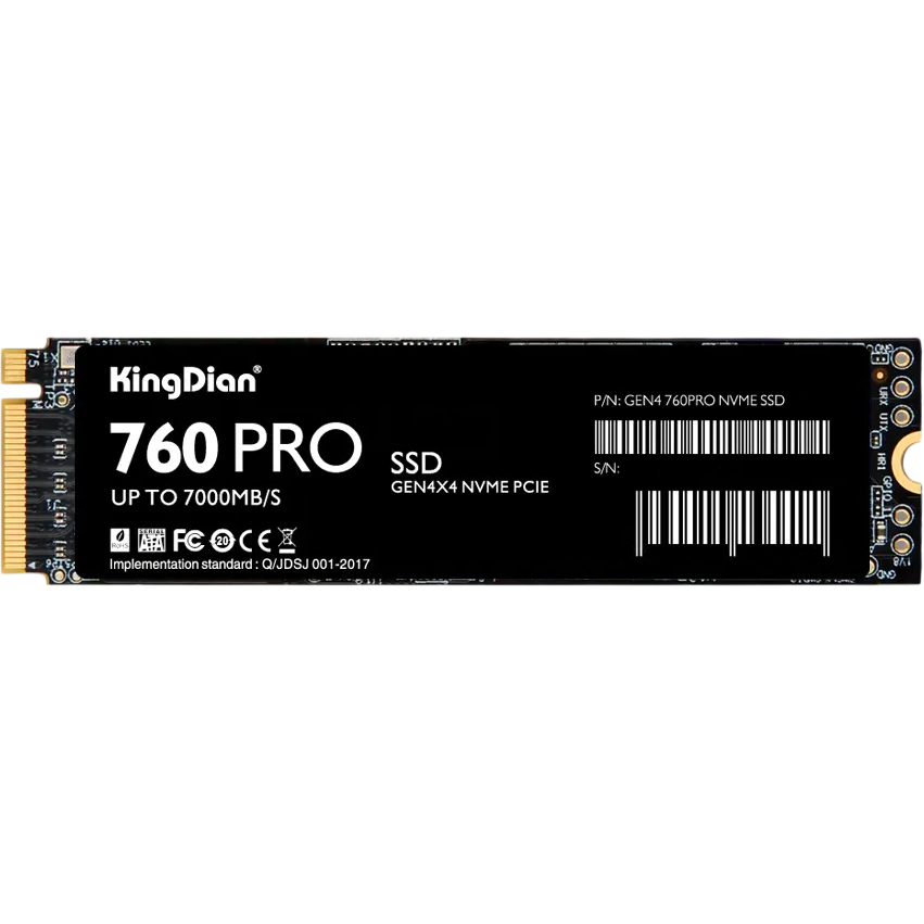 Накопитель SSD 1Tb KingDian 760PRO - G48-760PRO-NVME-M.2-1TB - фото 2