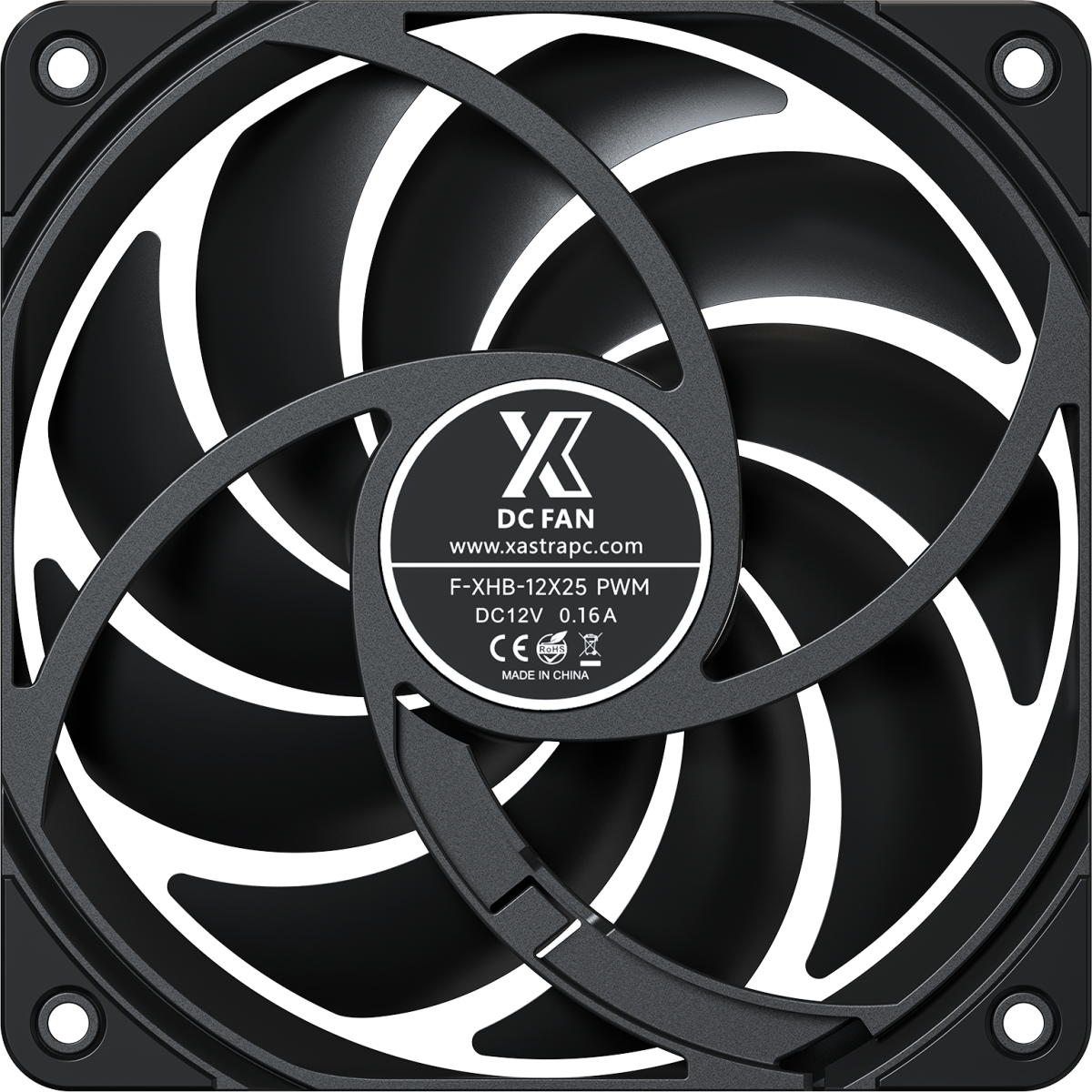 Вентилятор для корпуса XASTRA FB120 Reverse Black - FB120-1BA-SRX - фото 4