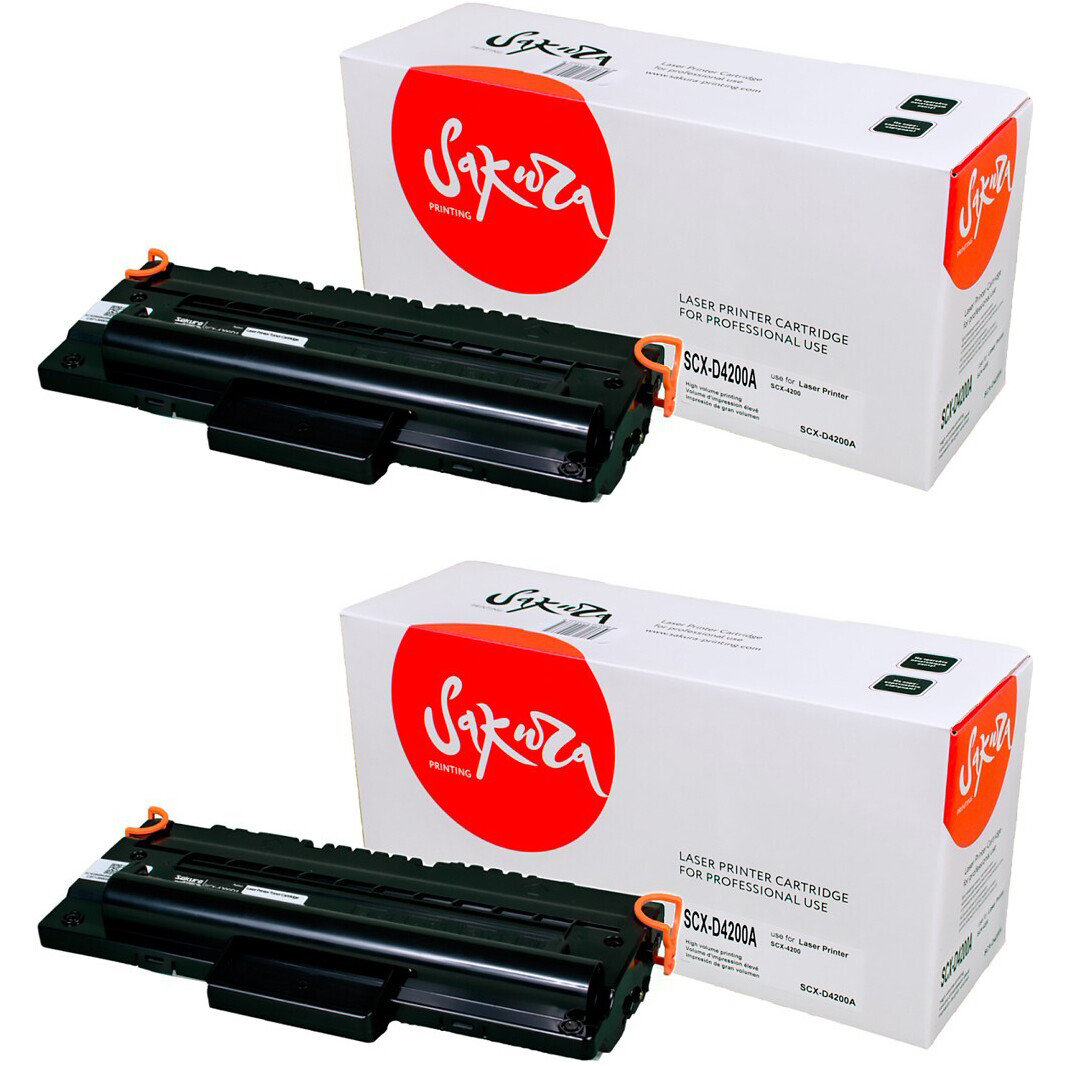 Картридж Sakura SASCXD4200AX2 Black