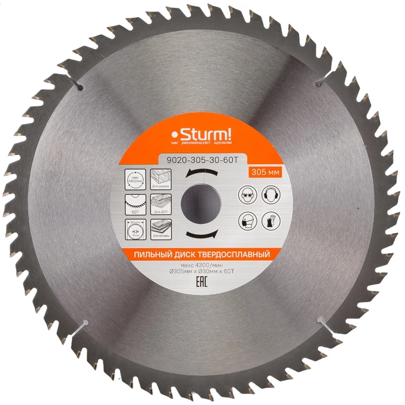 Диск пильный Sturm! 9020-305-30-60T
