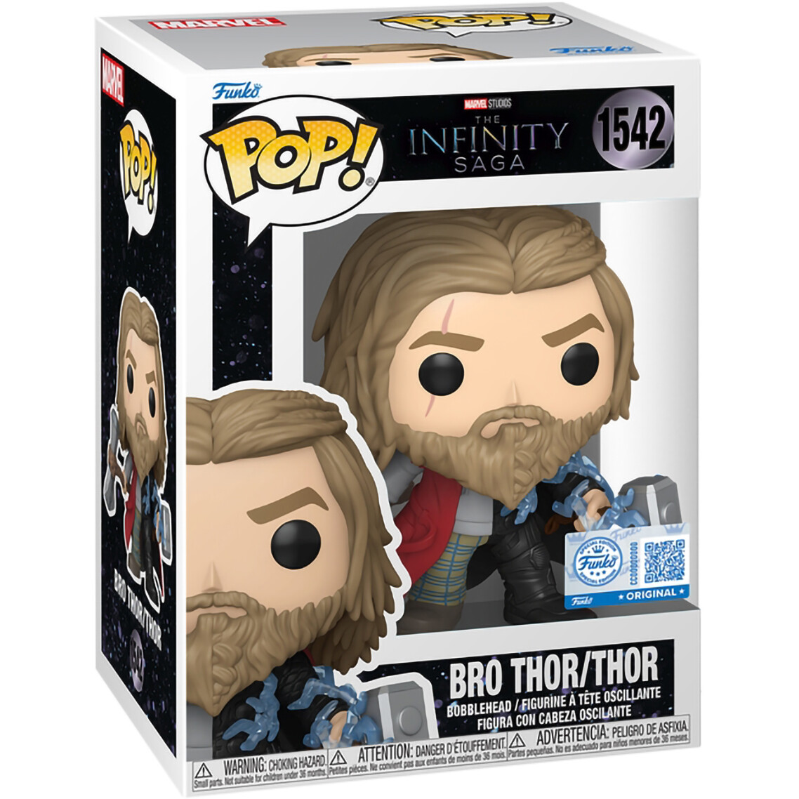 Фигурка Funko POP! Bobble Marvel Infinity Saga Split Bro Thor - 88472 - фото 2