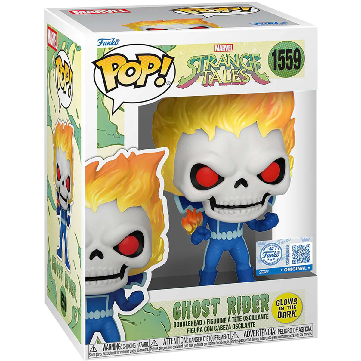 Фигурка Funko POP! Bobble Marvel Strange Tales Ghost Rider - 87248 - фото 2