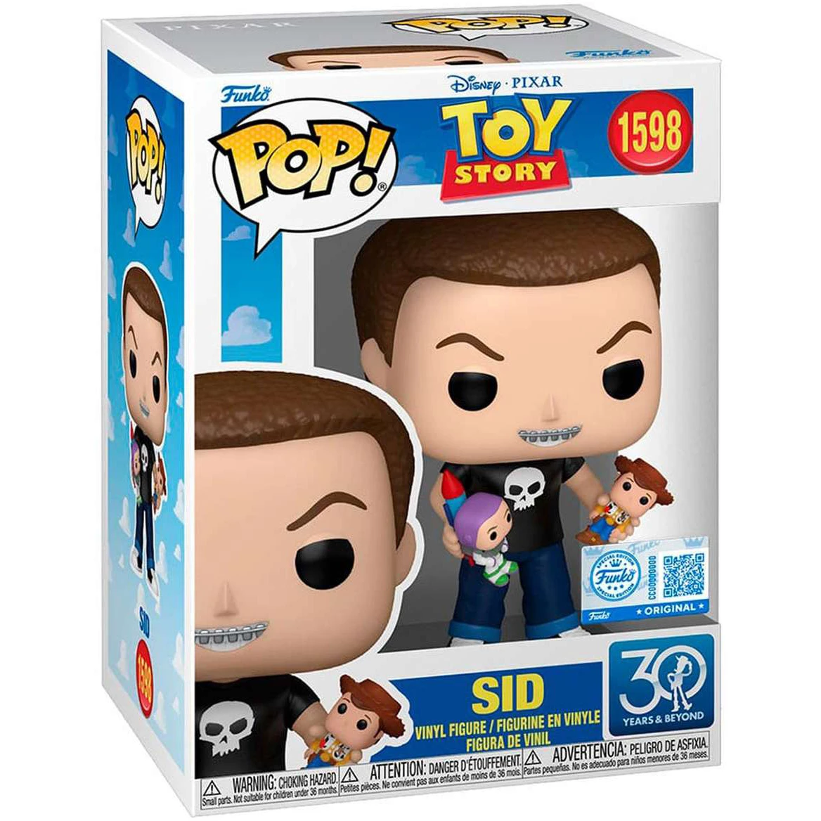Фигурка Funko POP! Disney Toy Story 30th Sid - 87189 - фото 2