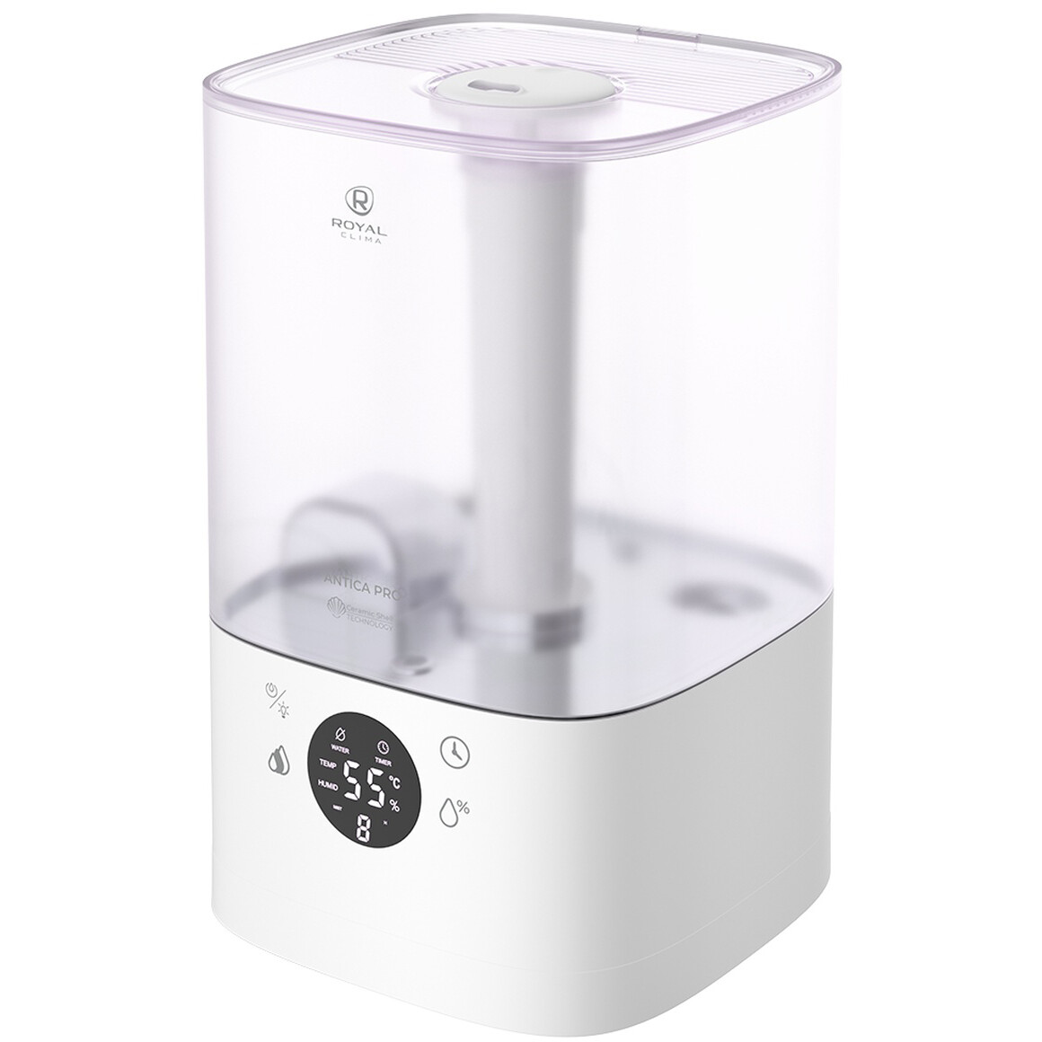 Увлажнитель воздуха Royal Clima ANTICA Pro White - RUH-ANP300/4.3E-WT - фото 2