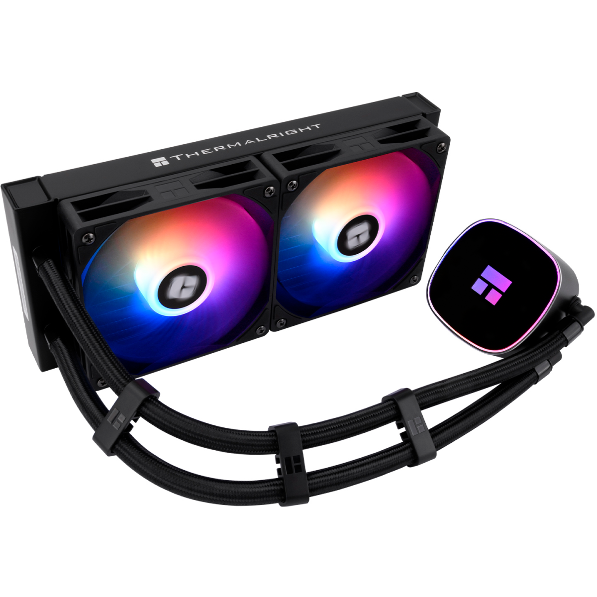 Система жидкостного охлаждения Thermalright Frozen Horizon 240 ARGB Black V2 - F-HORIZON-240-BL-V2 - фото 3