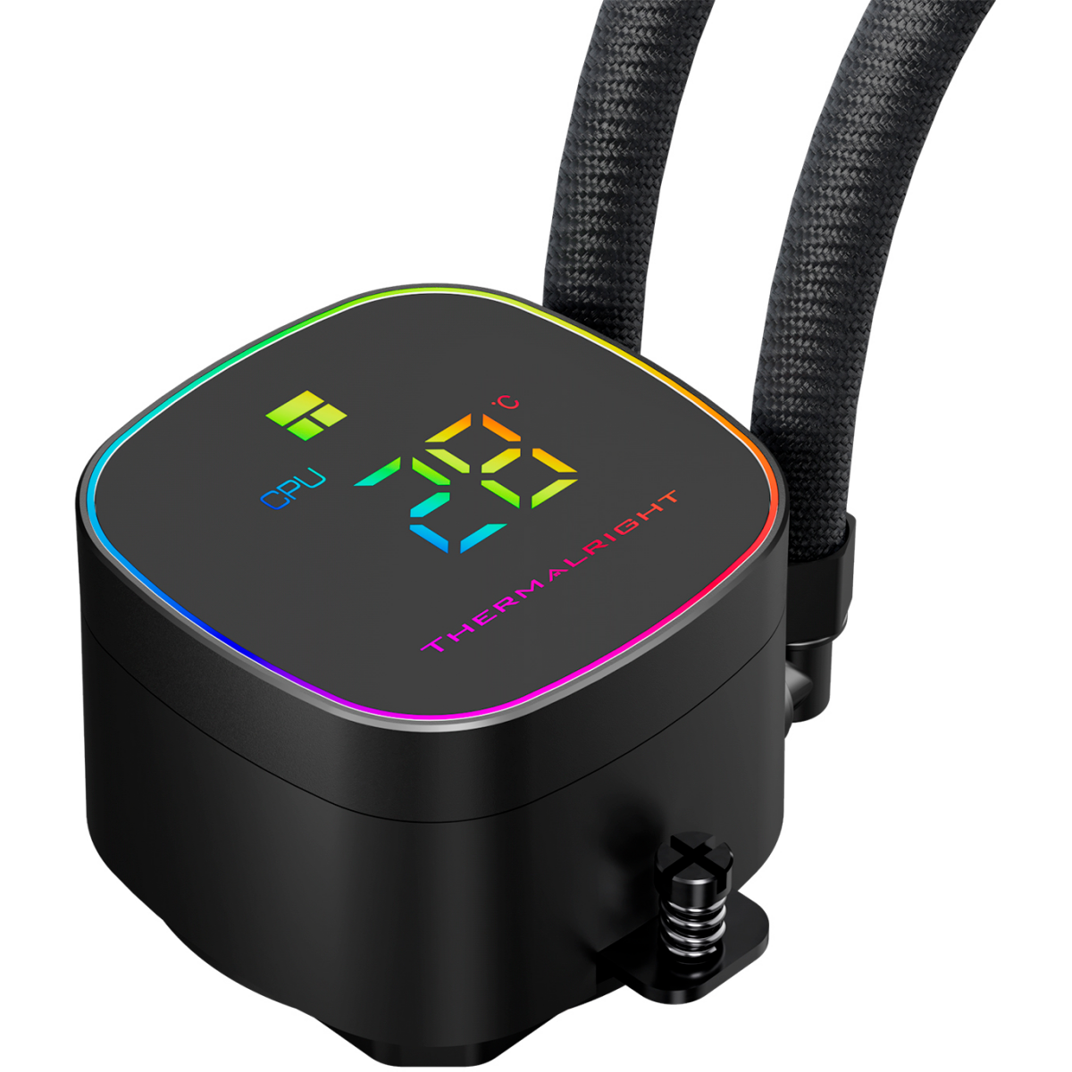 Система жидкостного охлаждения Thermalright Frozen Horizon 240 Digital ARGB Black - F-HORIZON-240-DG-BL - фото 6