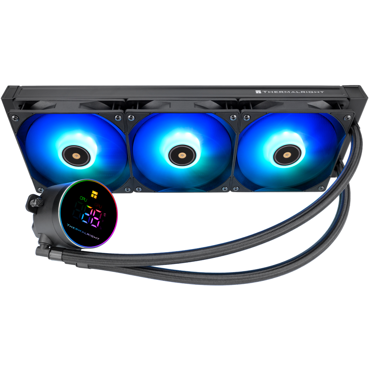 Система жидкостного охлаждения Thermalright Frozen Magic 360 Digital ARGB Black - F-MAGIC-360-DG-BL-ARGB - фото 3