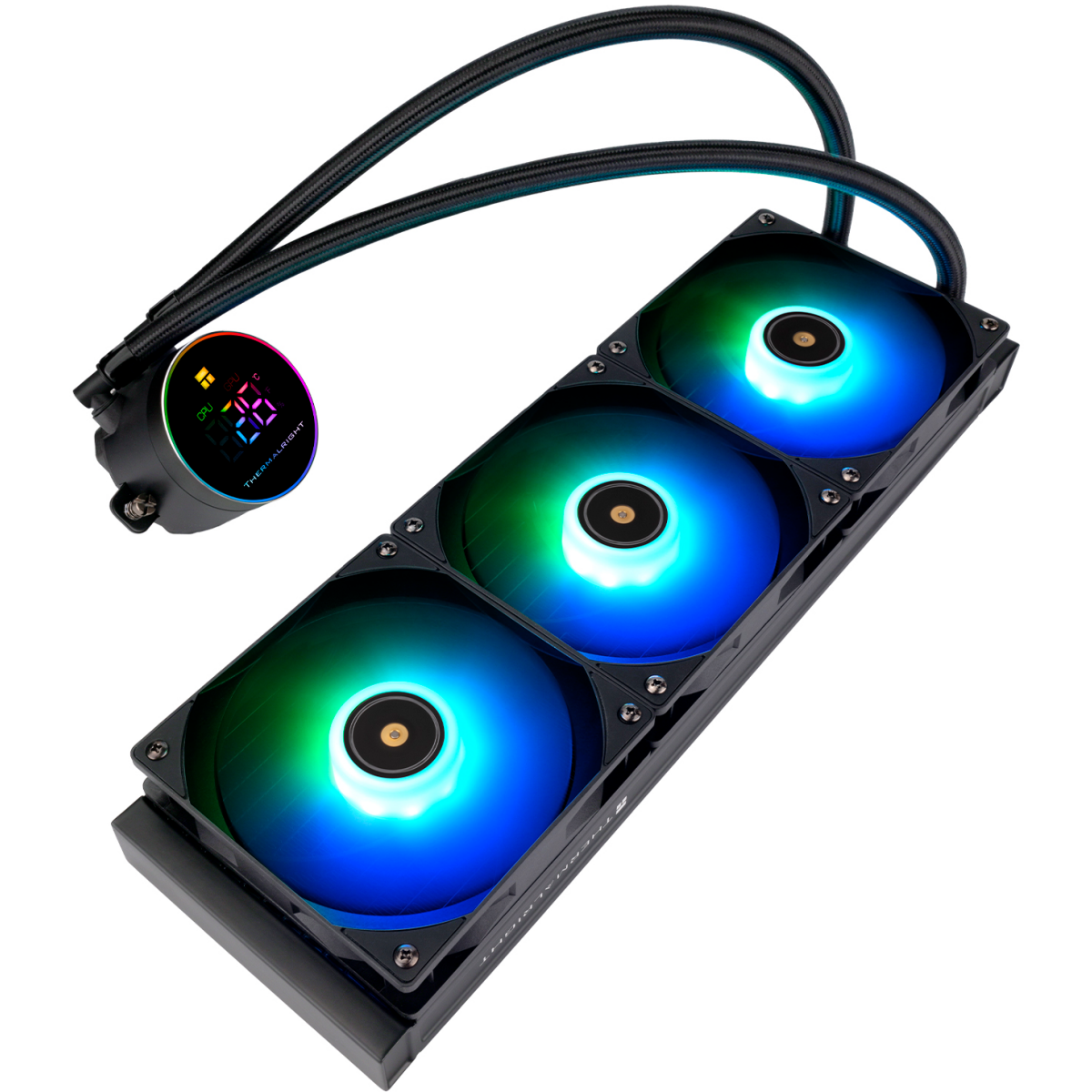 Система жидкостного охлаждения Thermalright Frozen Magic 360 Digital ARGB Black - F-MAGIC-360-DG-BL-ARGB - фото 4
