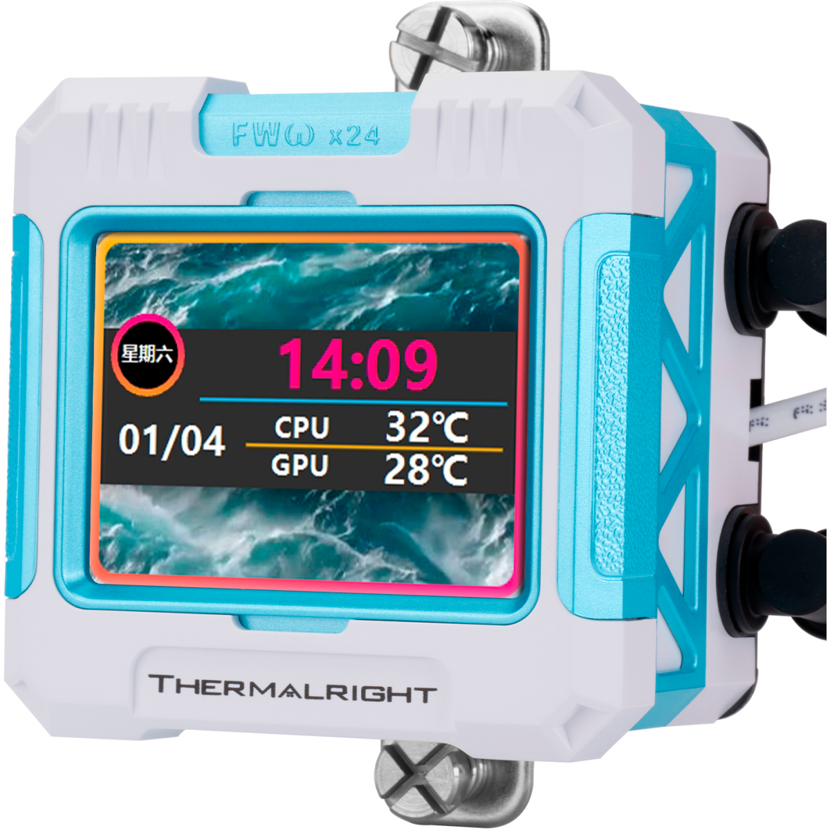 Система жидкостного охлаждения Thermalright Frozen Warframe 360 ARGB BW - F-WFRAME-360-BW - фото 6