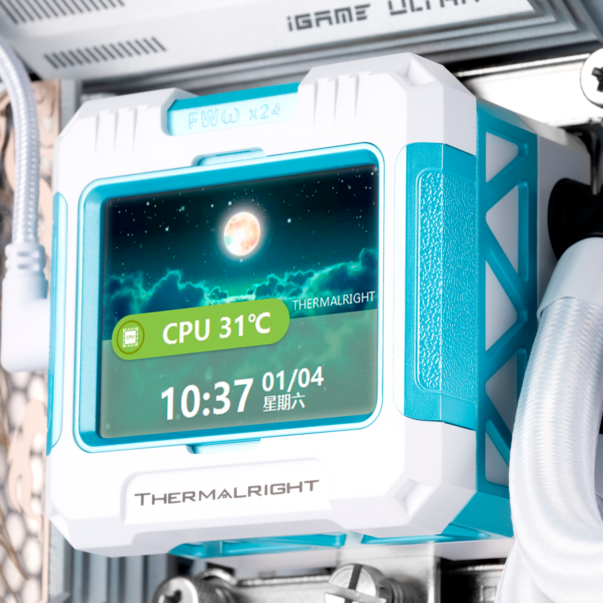 Система жидкостного охлаждения Thermalright Frozen Warframe 360 ARGB BW - F-WFRAME-360-BW - фото 8