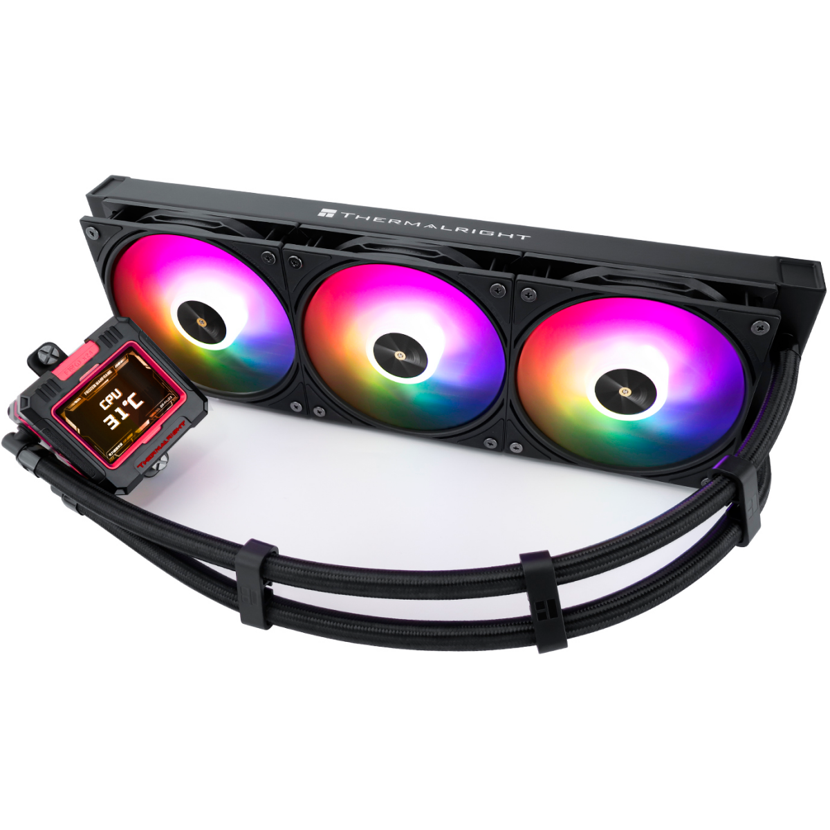 Система жидкостного охлаждения Thermalright Frozen Warframe 360 ARGB RB - F-WFRAME-360-RB - фото 4
