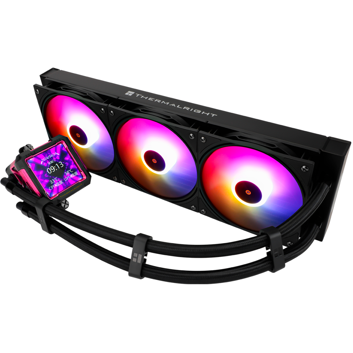 Система жидкостного охлаждения Thermalright Frozen Warframe PRO 360 ARGB RB - F-WFRAME-PRO-360-RB - фото 2