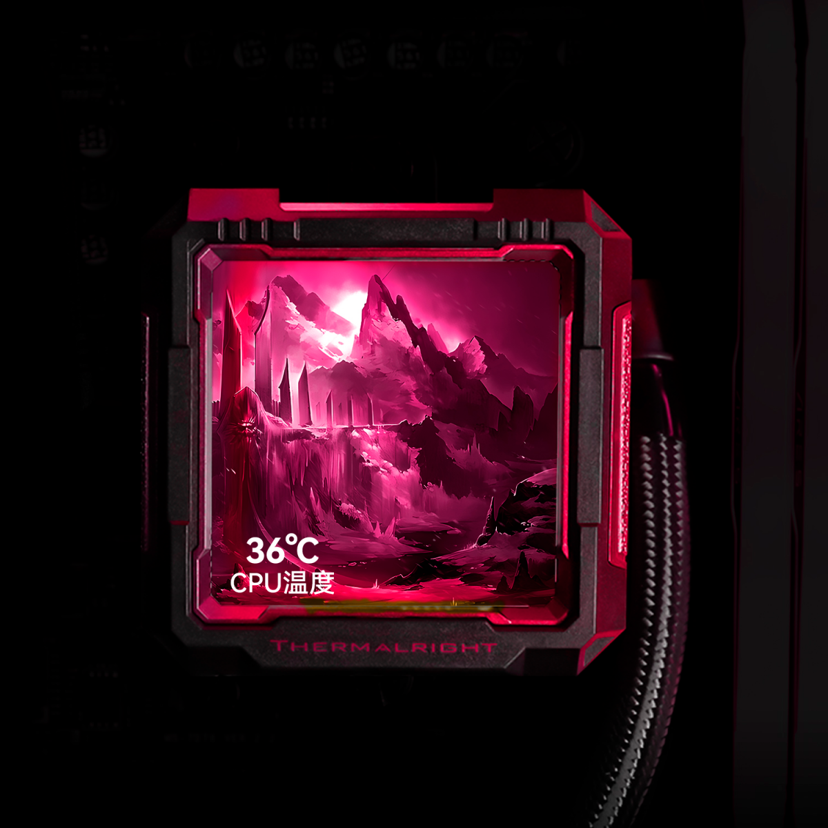 Система жидкостного охлаждения Thermalright Frozen Warframe PRO 360 ARGB RB - F-WFRAME-PRO-360-RB - фото 8