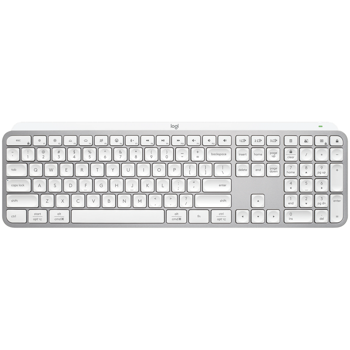 Клавиатура Logitech MX Keys S Pale Gray (920-011601)