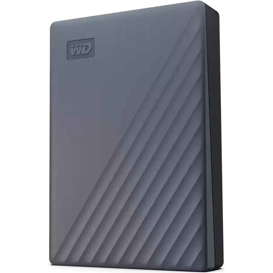 Внешний жёсткий диск 4Tb WD My Passport Silicon Grey (WDBRMD0040BGY) - WDBRMD0040BGY-WESN