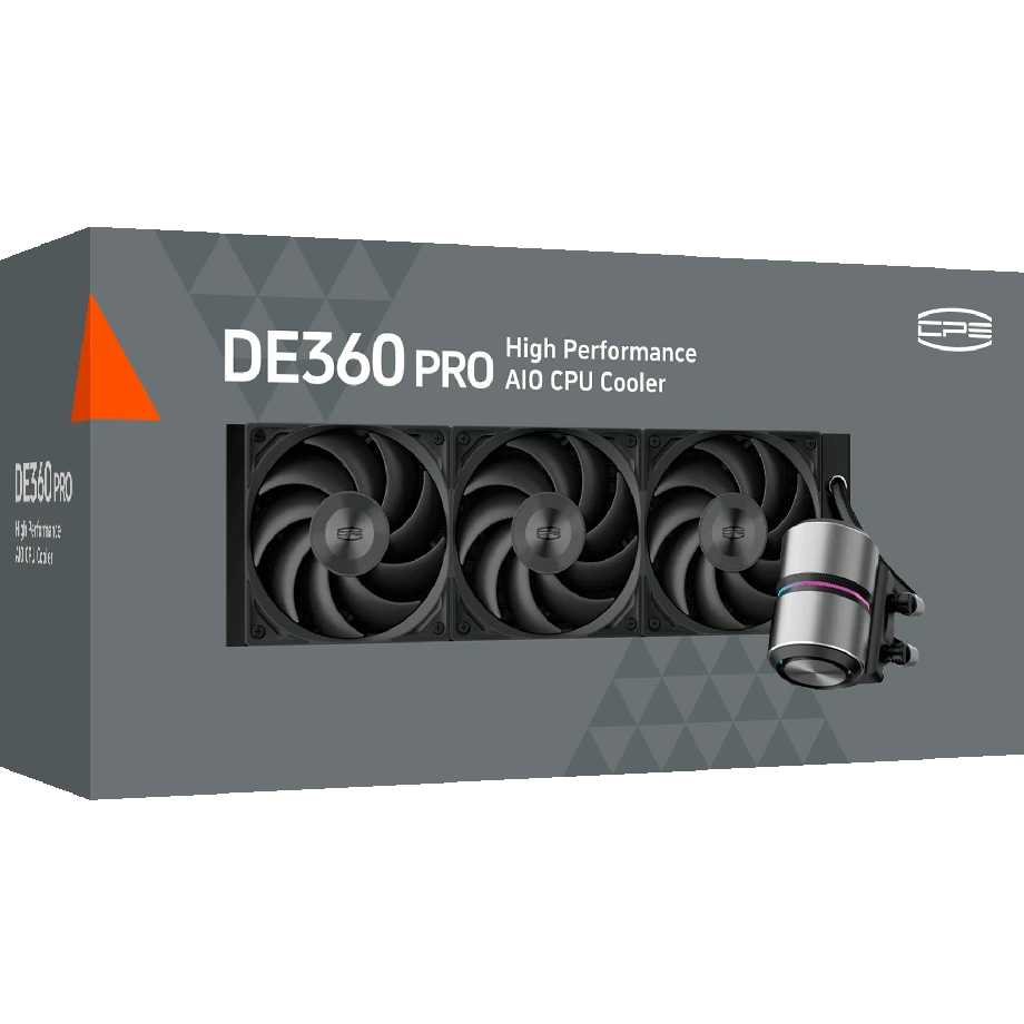 Система жидкостного охлаждения PCcooler DE360 PRO Black - DE360 Pro BK - фото 6