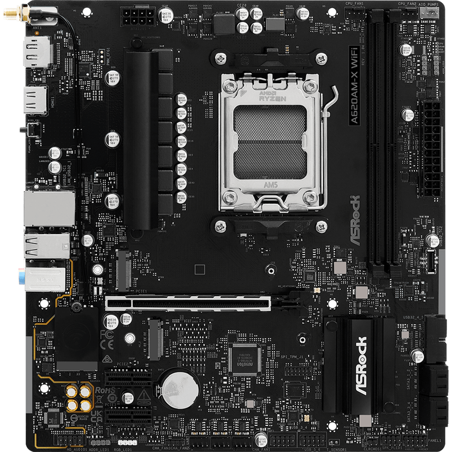 Материнская плата ASRock A620AM-X WiFi