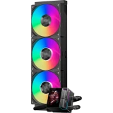Система жидкостного охлаждения PCcooler DS360 Display ARGB Black (DS360-BKAWXY-GL)