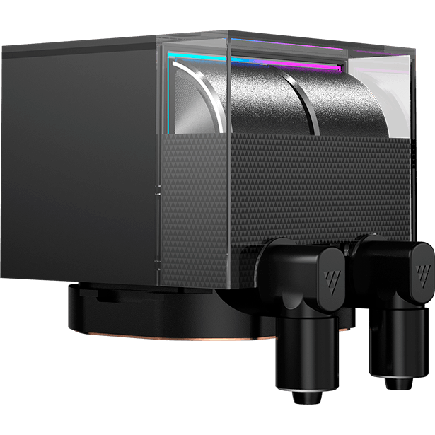 Система жидкостного охлаждения PCcooler DS360 Display ARGB Black - DS360-BKAWXY-GL - фото 5