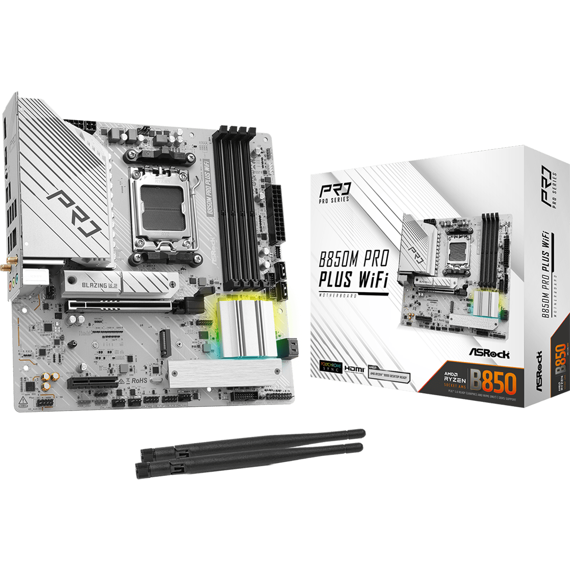 Материнская плата ASRock B850M Pro Plus WiFi - фото 5