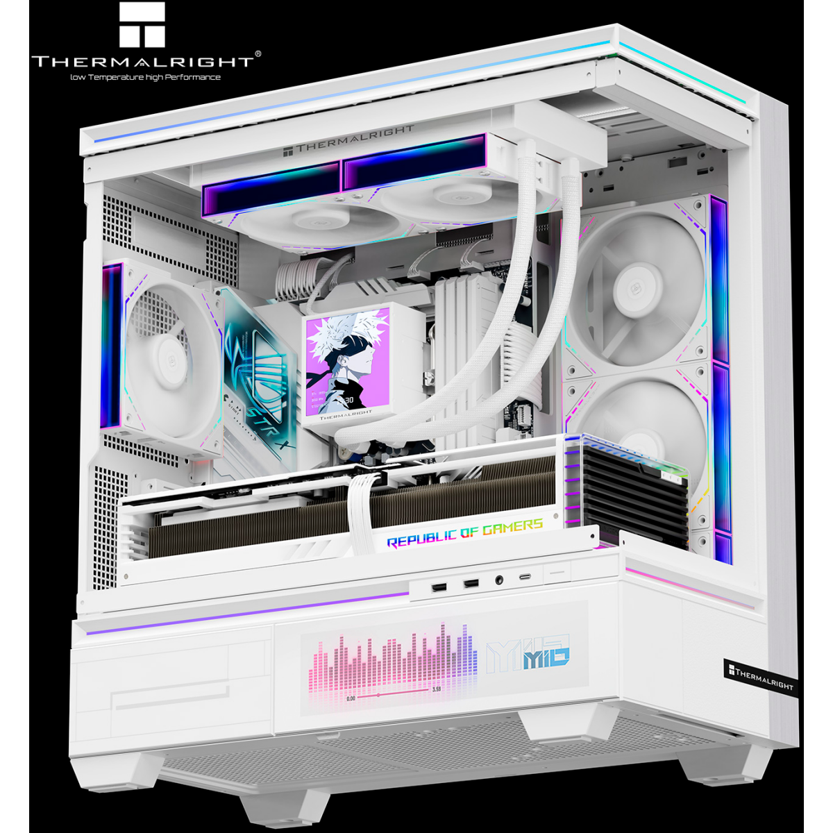 Система жидкостного охлаждения Thermalright Peerless Vision 240 ARGB White - P-VISION-240-WH-ARGB - фото 4