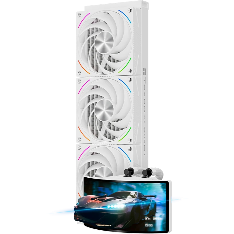 Система жидкостного охлаждения Thermalright Rainbow Vision 360 Turbo ARGB White - R-VISION-360-TRB-WH-ARGB