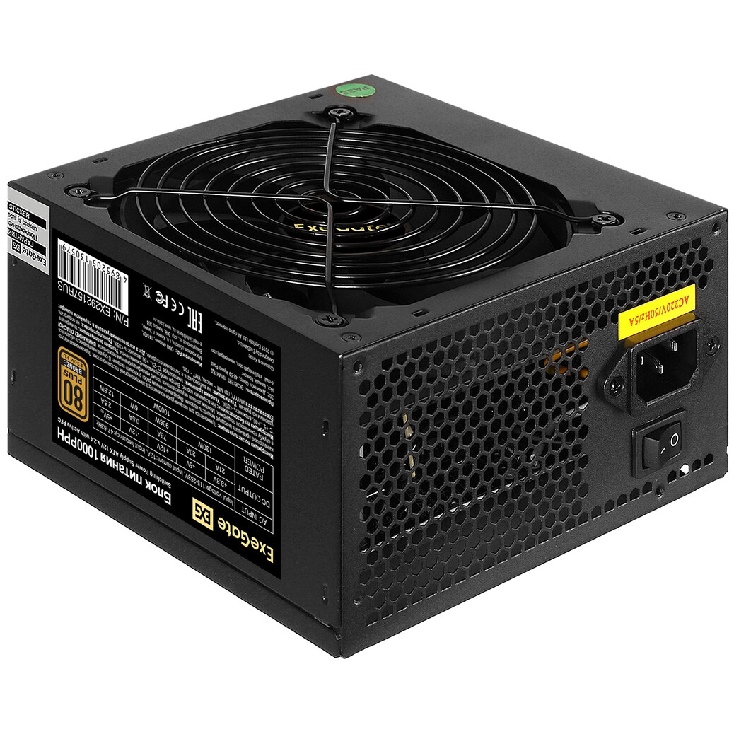 Блок питания 1000W ExeGate 1000PPH (EX292157RUS-S) - фото 2