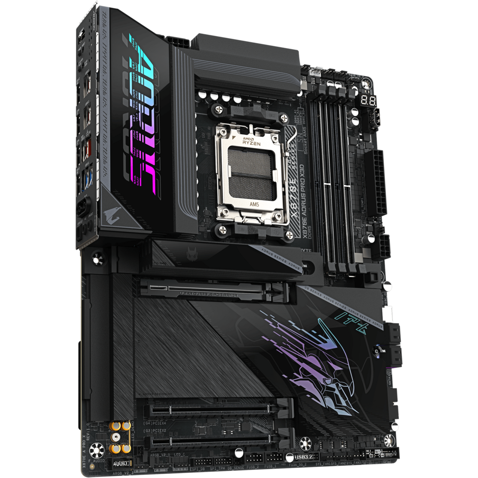 Материнская плата Gigabyte X870E AORUS PRO X3D - фото 2