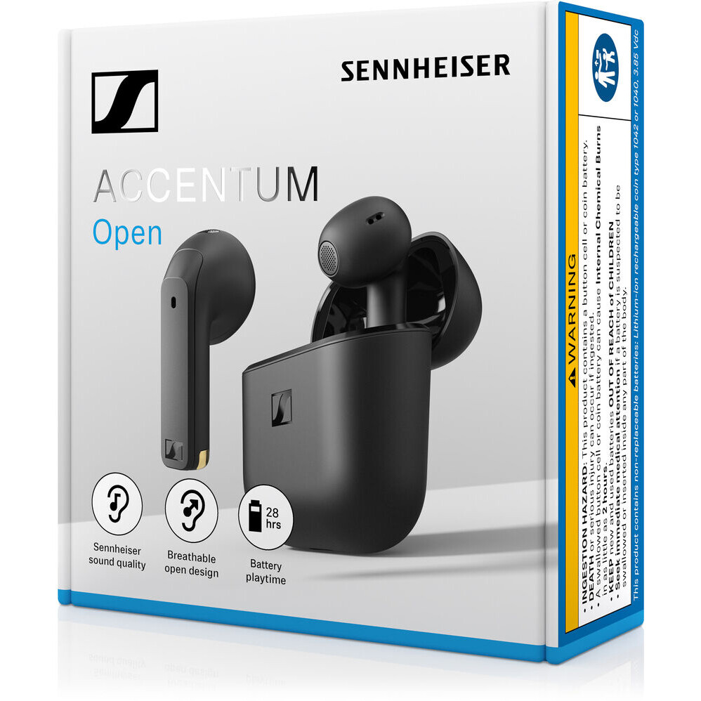 Гарнитура Sennheiser Accentum Open Black - 700430 - фото 6
