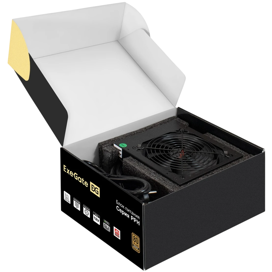 Блок питания 1200W ExeGate 1200PPH (EX292158RUS-S) - фото 9