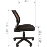 Офисное кресло Chairman 699 TW Black (7059211)
